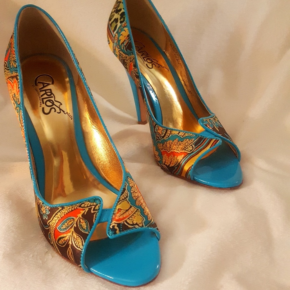 Carlos Santana Unique "Hot" Heels PERFECT 7 1/2