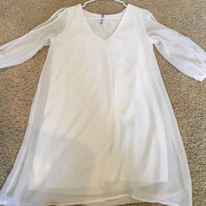 Lulu's White Shift Dress