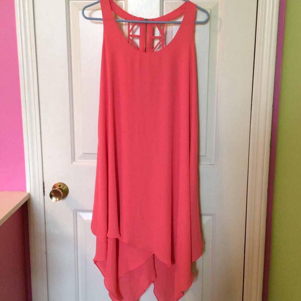 BRAND NEW BCBG Paris Coral/Pink Dress