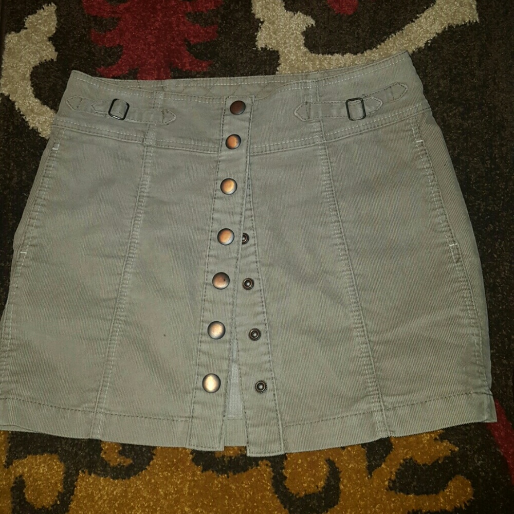 Gap tan corduroy mini skirt