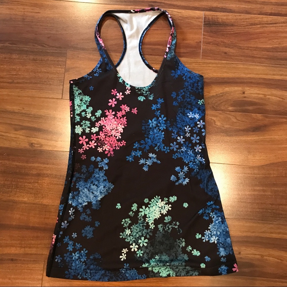 Lululemon floral tank top