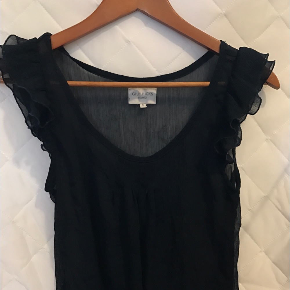 Gilly Hicks Sheer Blouse