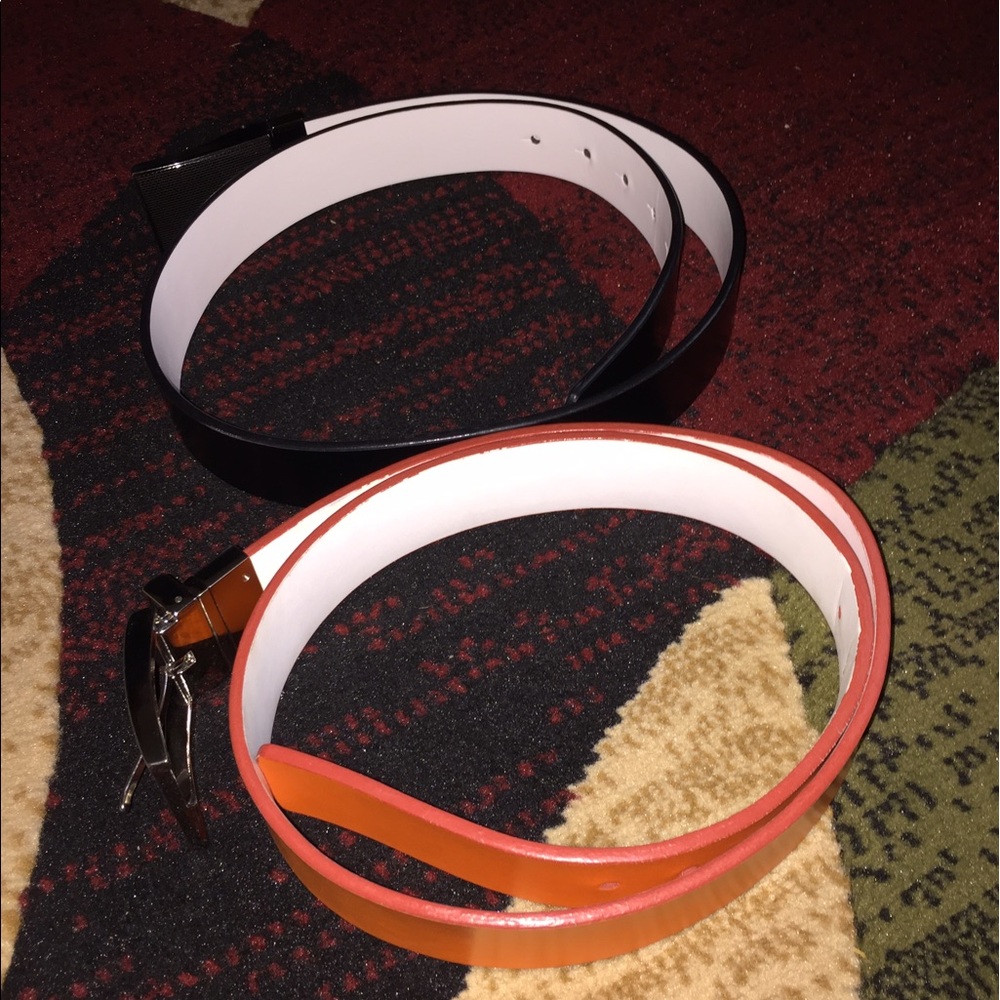 Two reversible golf belts - Picture 3 of 4