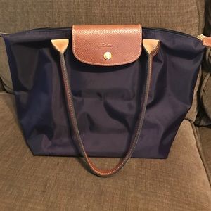 Medium Dark Blue Longchamp purse