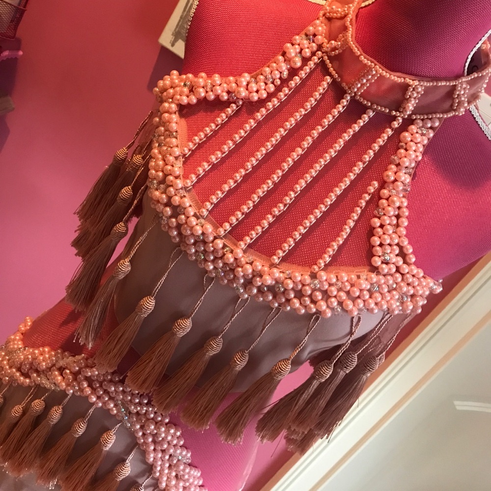 Pink tassel dress
