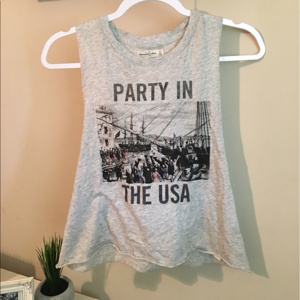 Abercrombie & Fitch Tank Top (Back Cut-Out)