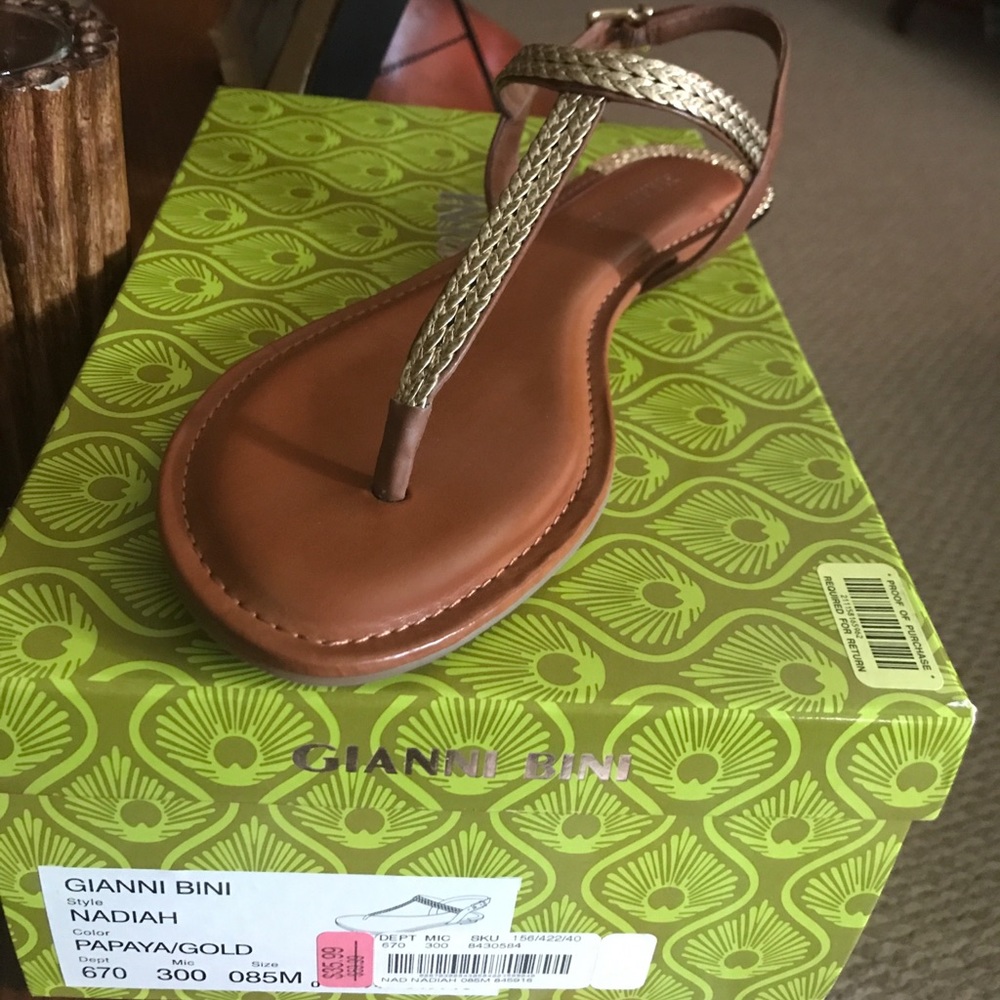 Gianni Bini-Nadiah-Papaya/Gild color