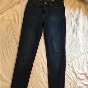 Aeropostale Dark Wash High Rise Jeggings