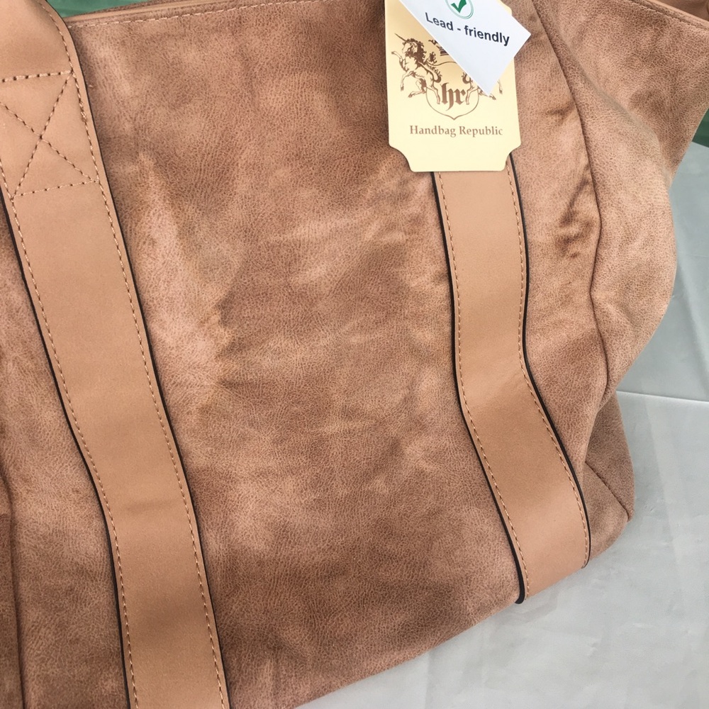 Tan Fringe Handbag - Picture 4 of 8