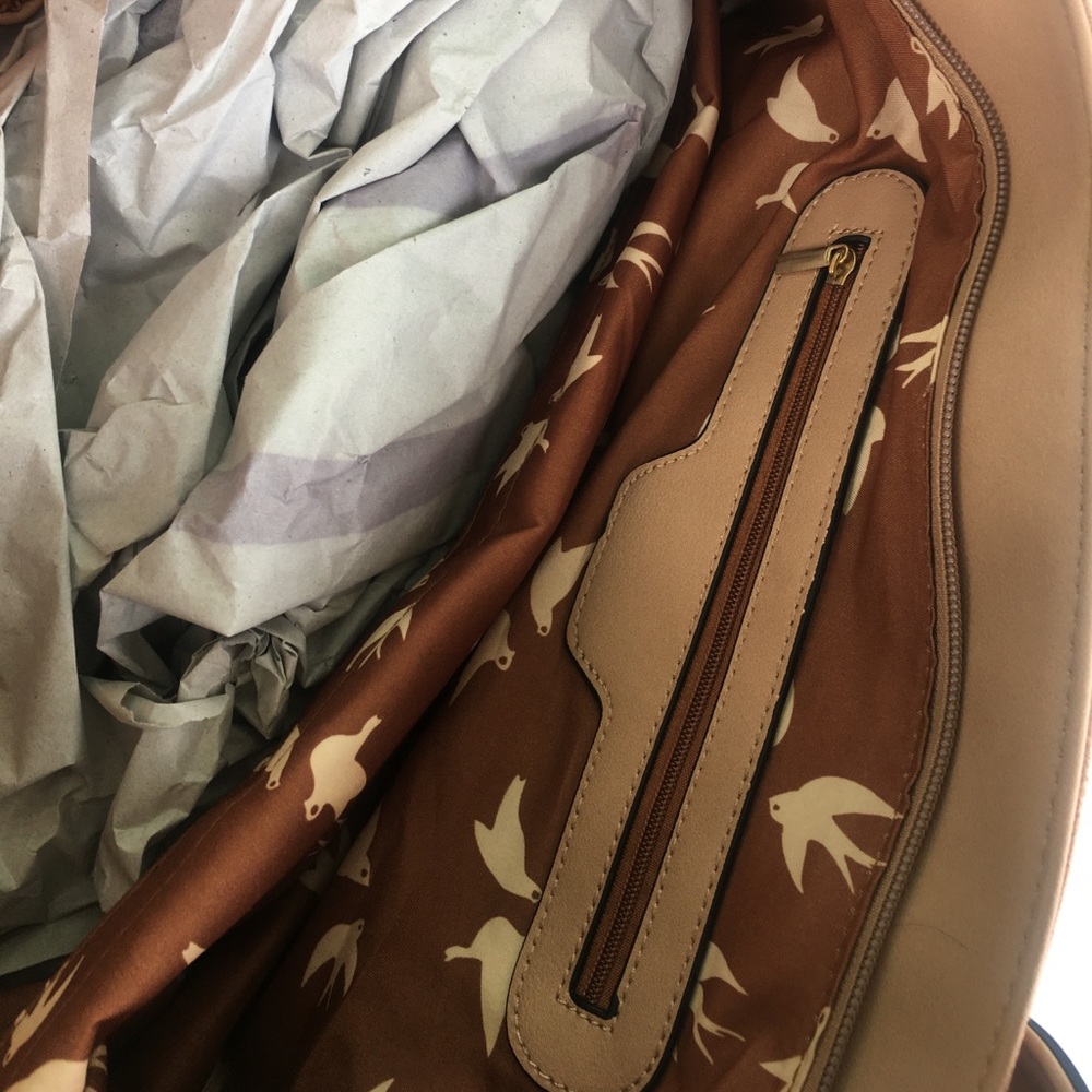 Tan Fringe Handbag - Picture 5 of 8