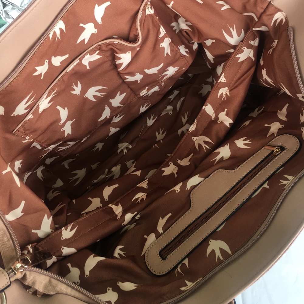 Tan Fringe Handbag - Picture 6 of 8