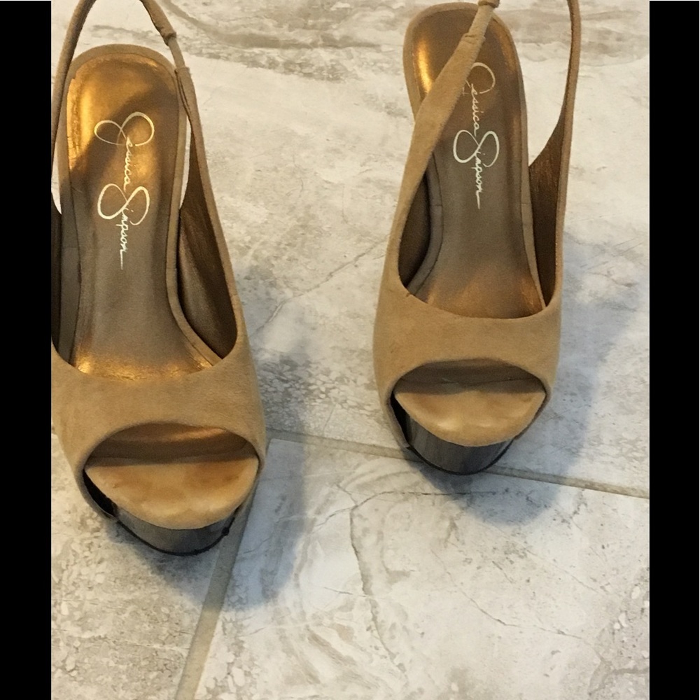 Jessica Simpson "Astor" Sand Kid Suede