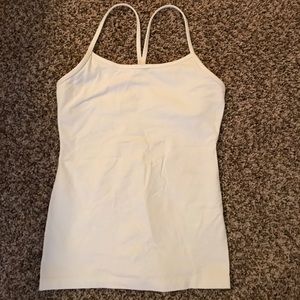 White lulu lemon workout tank