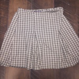 Short Plaid Skirt