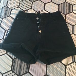 button up shorts