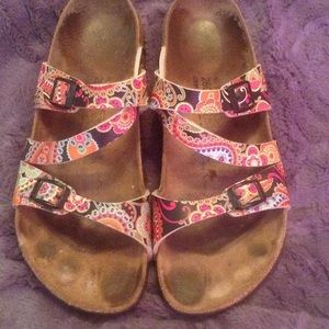 Multicolored  Birkis size 40 Euro