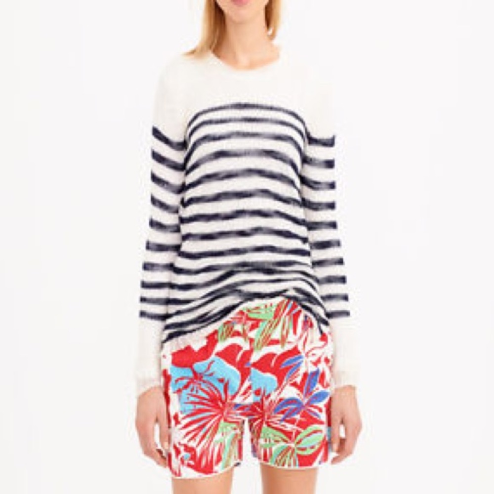 J.Crew Cotton Faille Short in Paradise Floral