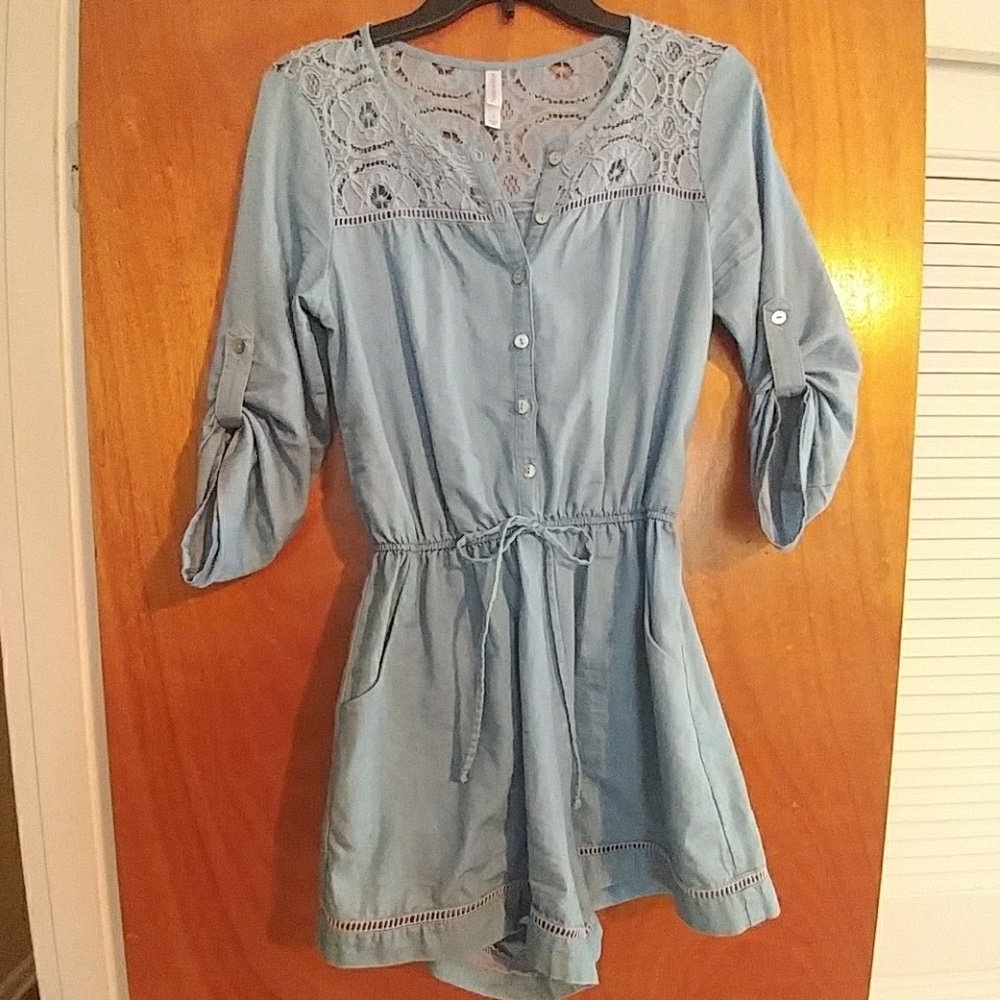 Blue romper