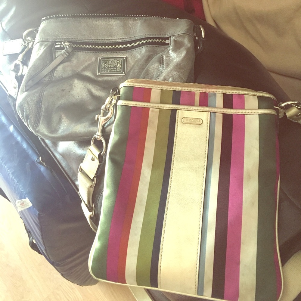 Two Coach Cross Body Bags