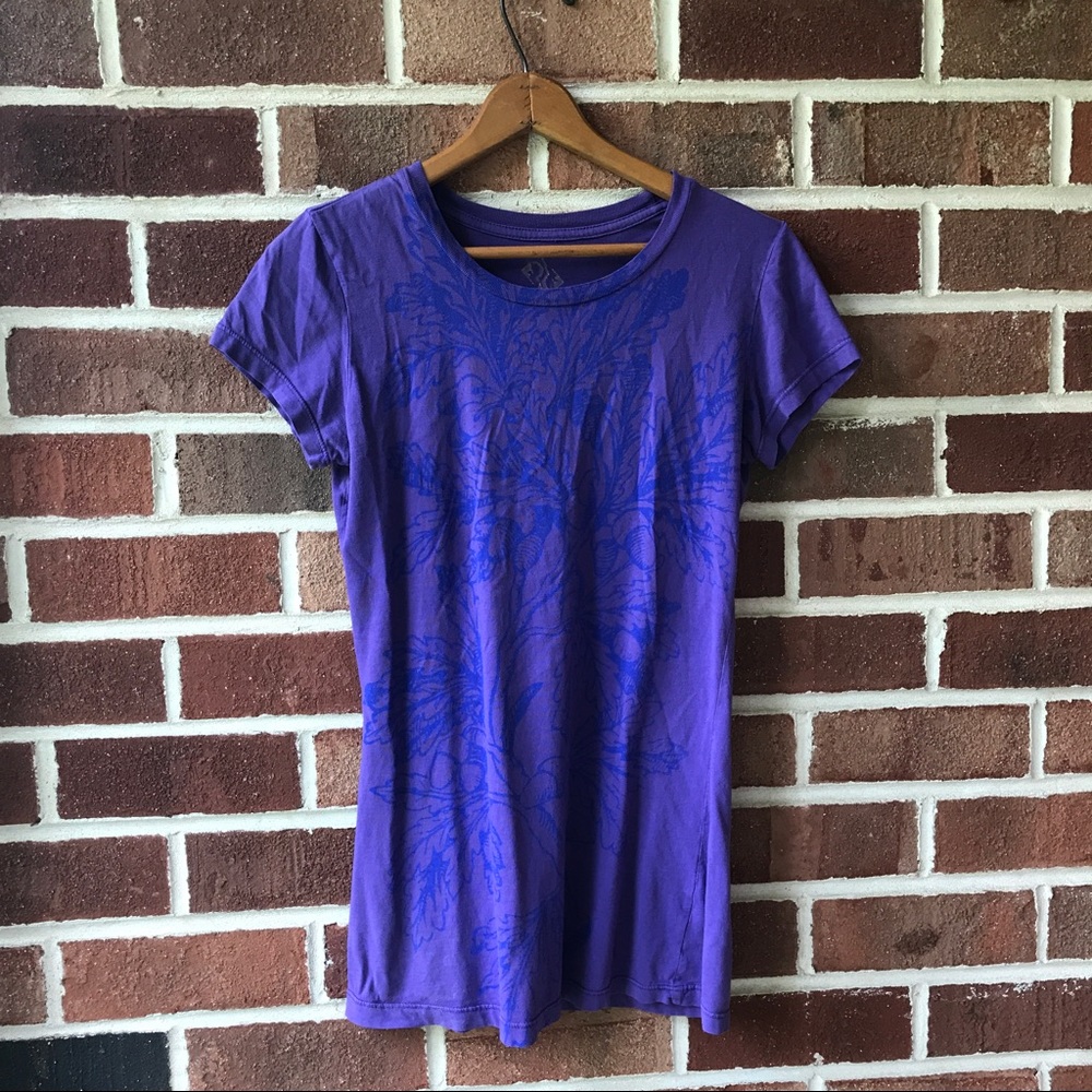 Purple graphic tee