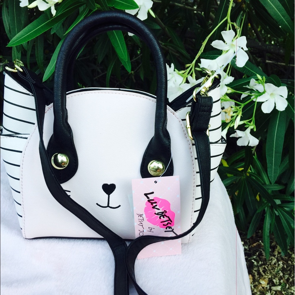 Betsey Johnson kitty cross body bag
