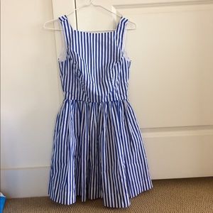 American apparel blue stripe sundress size XS new