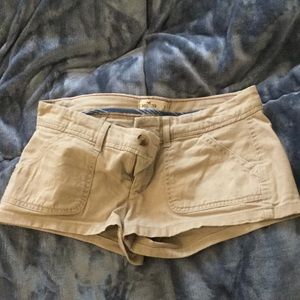 Hollister Khaki Shorts size 3