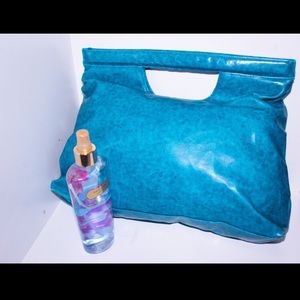 Blue large Clutch