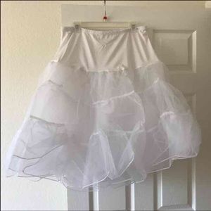 New Underskirt Petticoat Tea Length Skirt