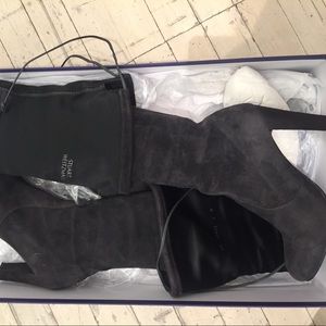 Stuart weitzman highland boots anthracite size 6