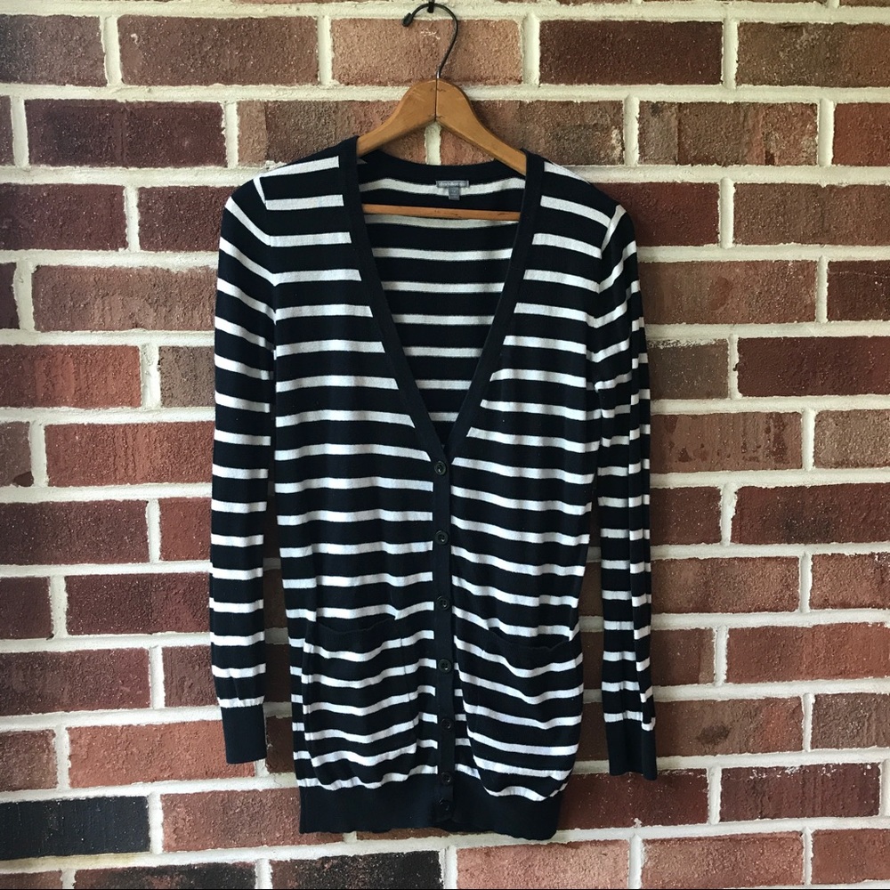 Striped cardigan