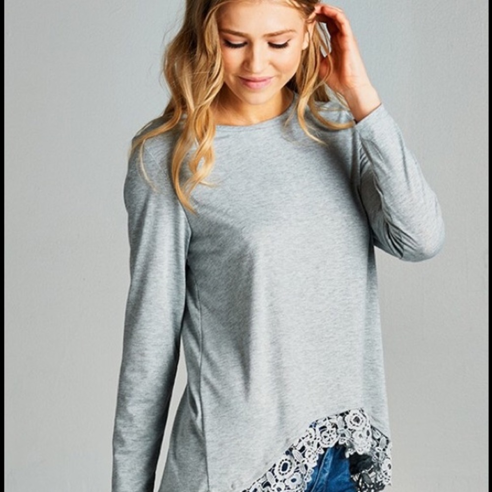 ✂️❗️SOLID  LONG SLEEVE TOP