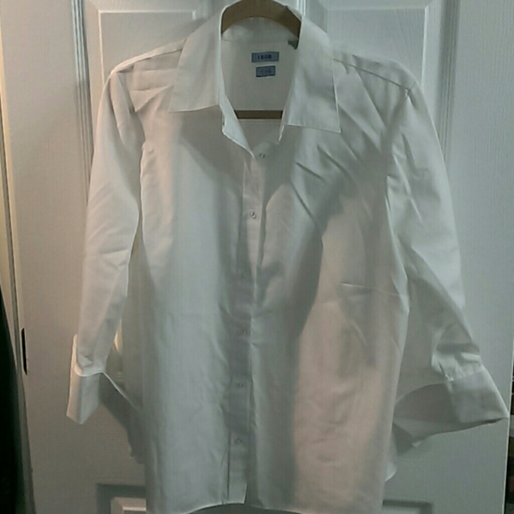 Izod White Button Up Shirt