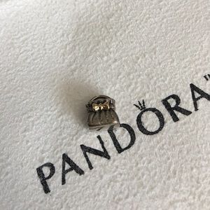 Pandora 14k Gold Bow Purse