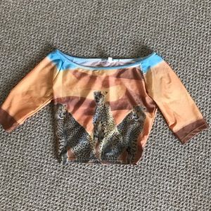 Cheeta Volcom Crop Top