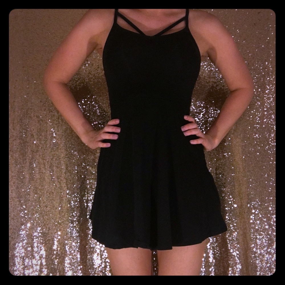 PINK Victoria's Secret Summer Dress Black NWOT