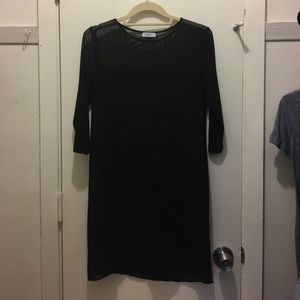 Tobi Mesh Long Sleeve Dress