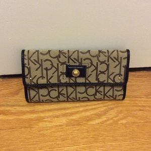 Calvin Klein flap wallet