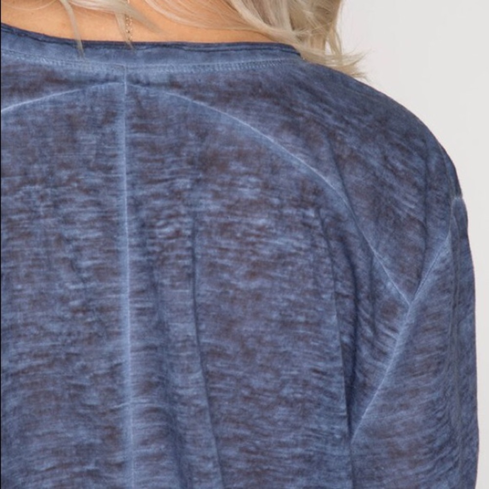 Blue Washed Pocket Tee - Picture 2 of 2