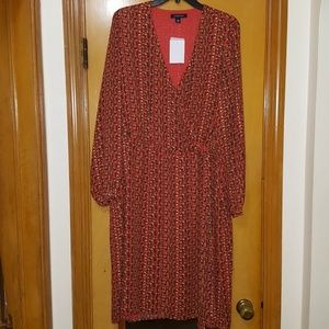 Land's End Faux Wrap Dress