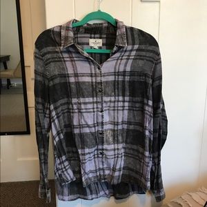 Plaid top