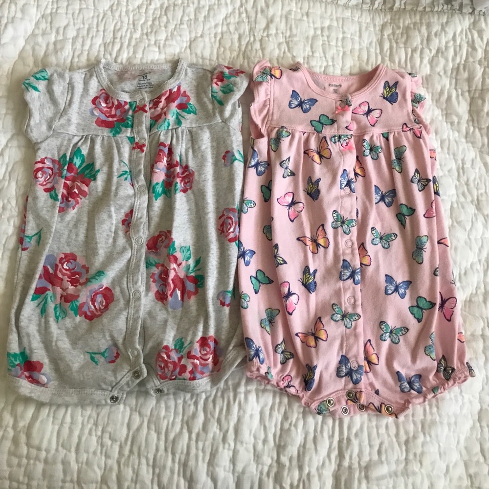 ***SOLD***Two 18 month Carter jumpsuits