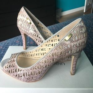 Calvin Klein pink heels