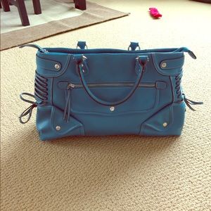 Barneys New York turquoise bag