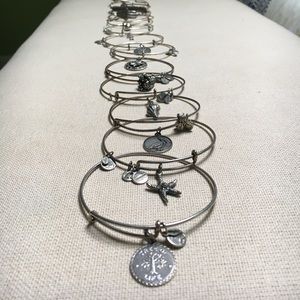 Lot of 11 Alex and Ani bracelets