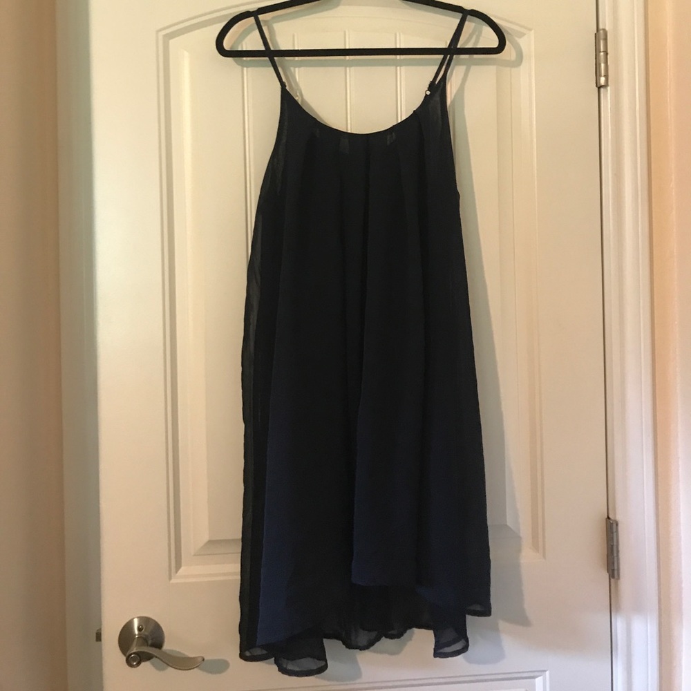 Forever 21 navy high-low dress