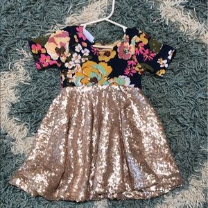 Boutique Sequin Bottom Dress