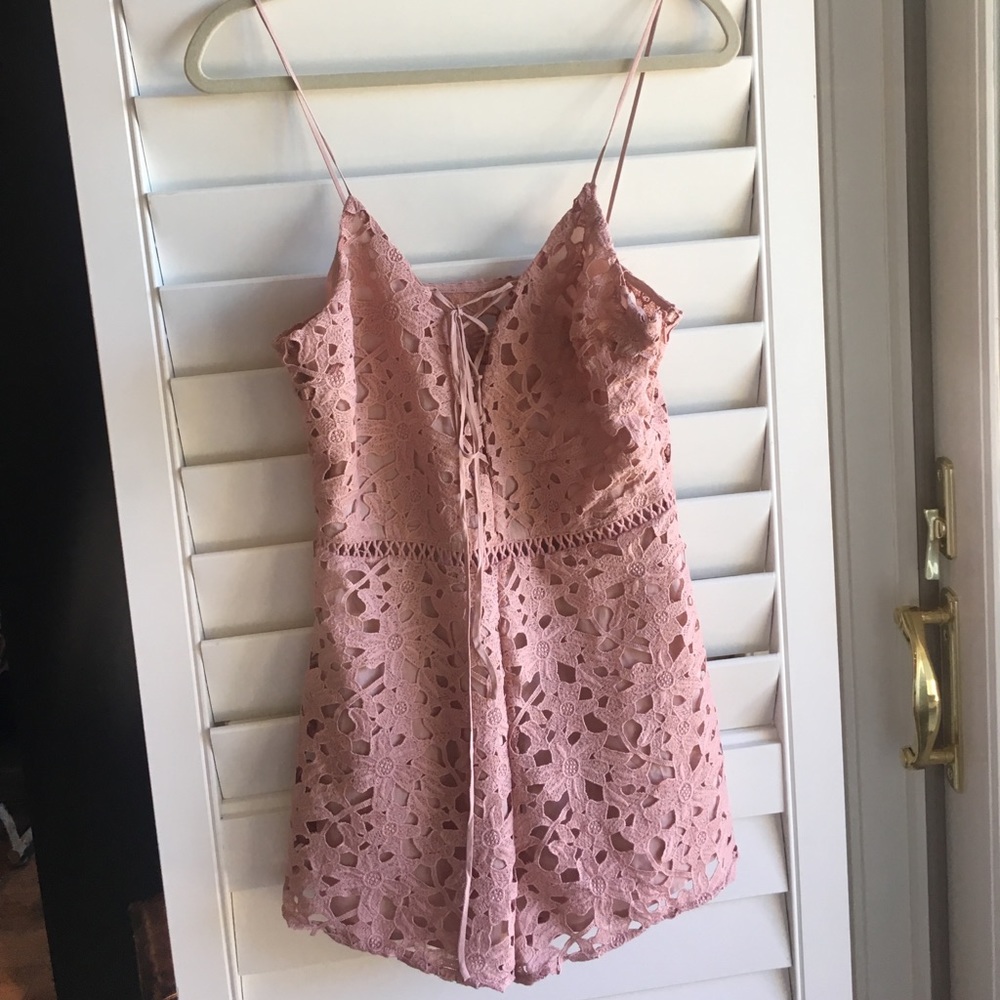 Pacsun Kendall and Kylie mauve romper