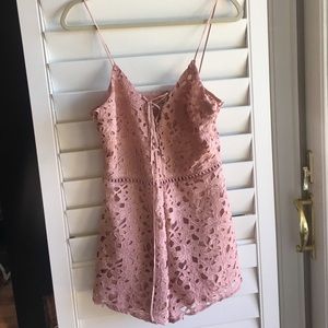 Pacsun Kendall and Kylie mauve romper