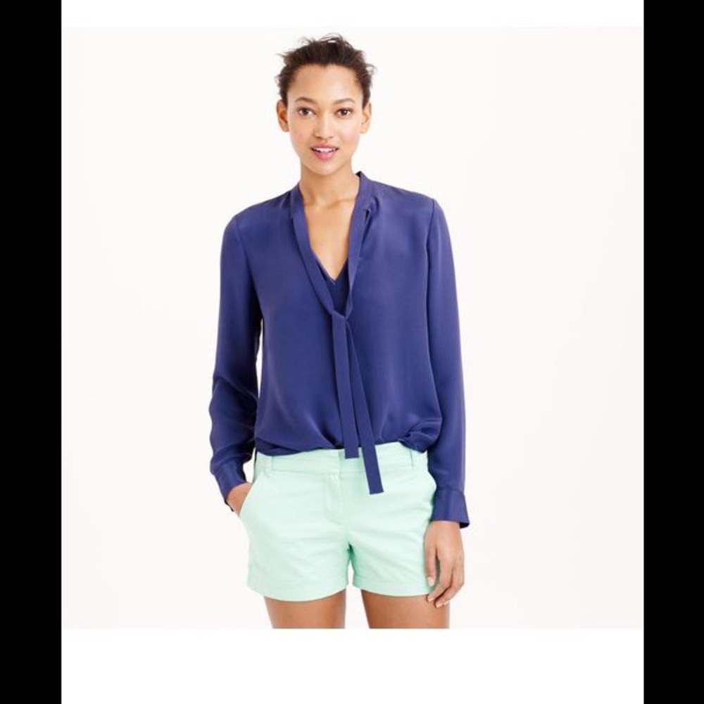 Misty spearmint 4"chino Shorts-J.Crew